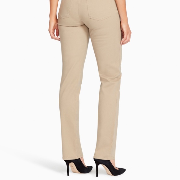 Gloria Vanderbilt Amanda Jeans Donna Beige Chiaro – Taglia 14 Average – Nuovi Con Etichette